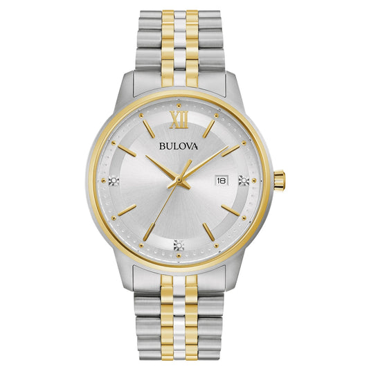 Bulova Classic para caballero correa de metal – 98D161