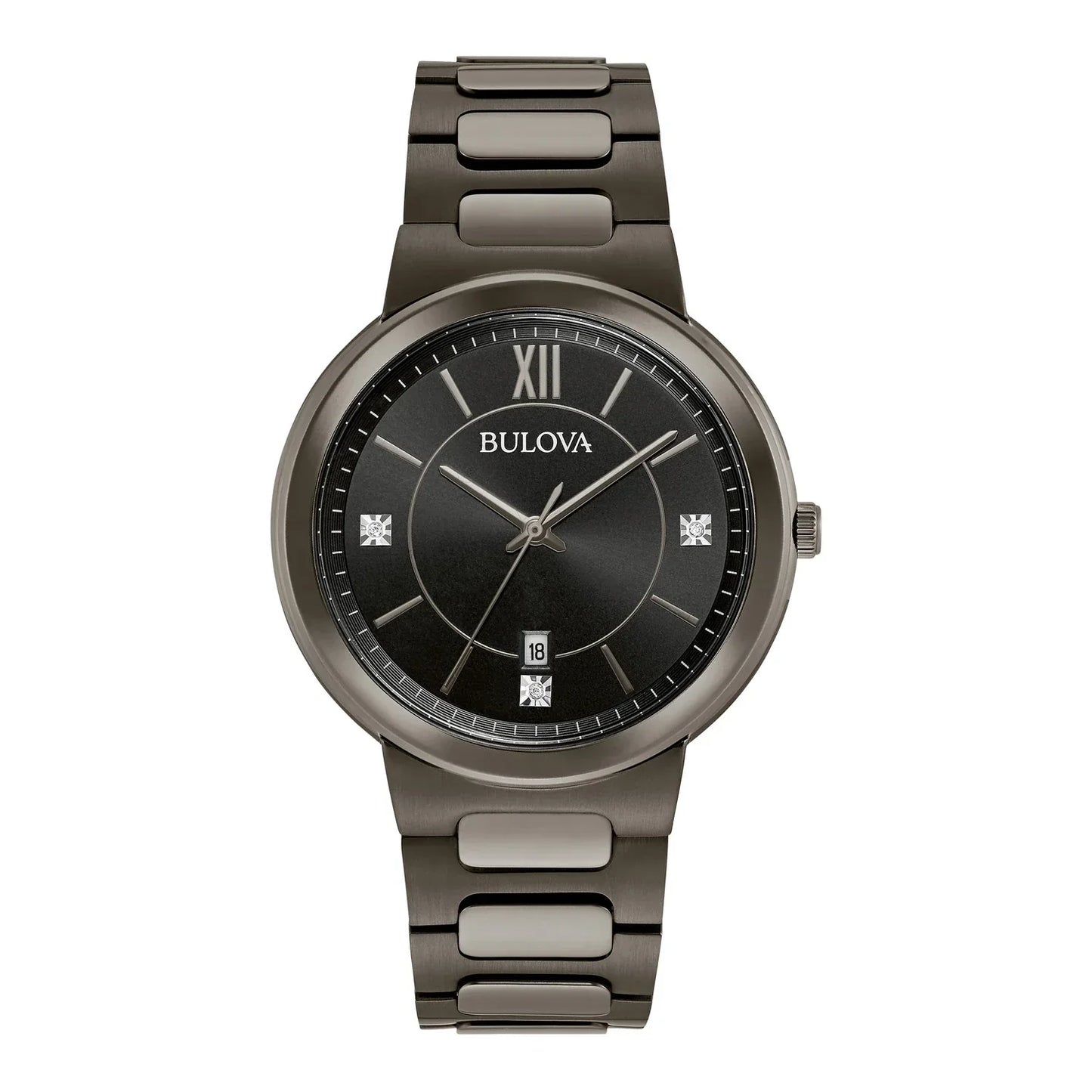 Bulova Diamond de hombre pulsera de metal 41 mm – 98D162
