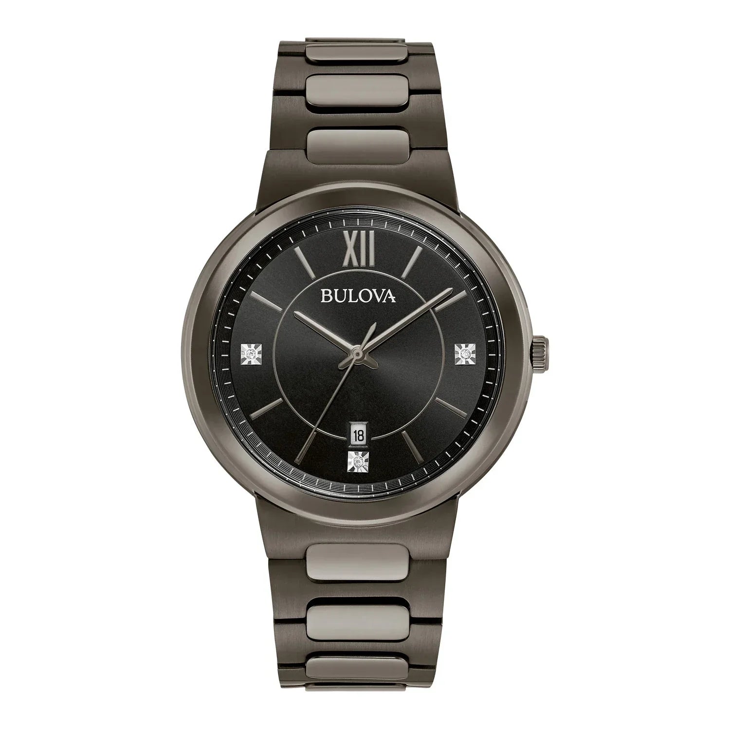 Bulova Diamond de hombre pulsera de metal 41 mm – 98D162
