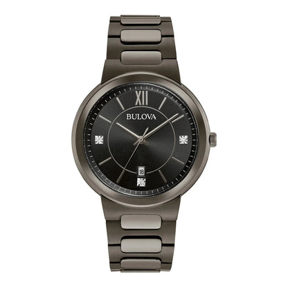 Bulova Diamond de hombre pulsera de metal 41 mm – 98D162