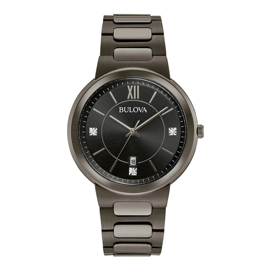 Bulova Diamond de hombre pulsera de metal 41 mm – 98D162