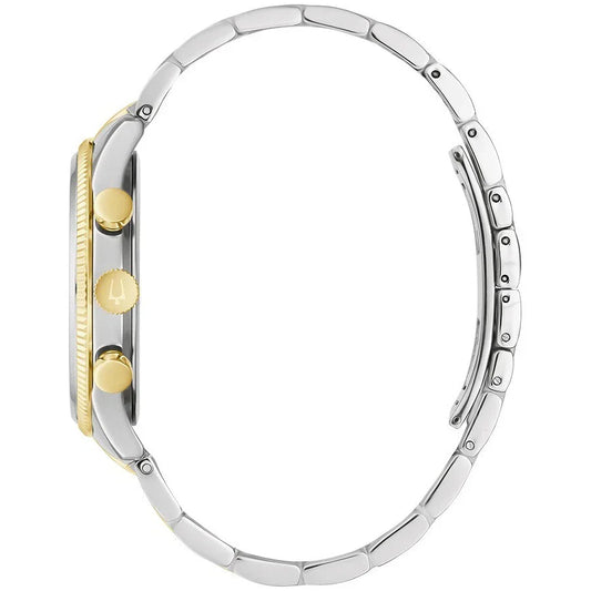 Bulova Diamante de hombre correa de metal – 98D172
