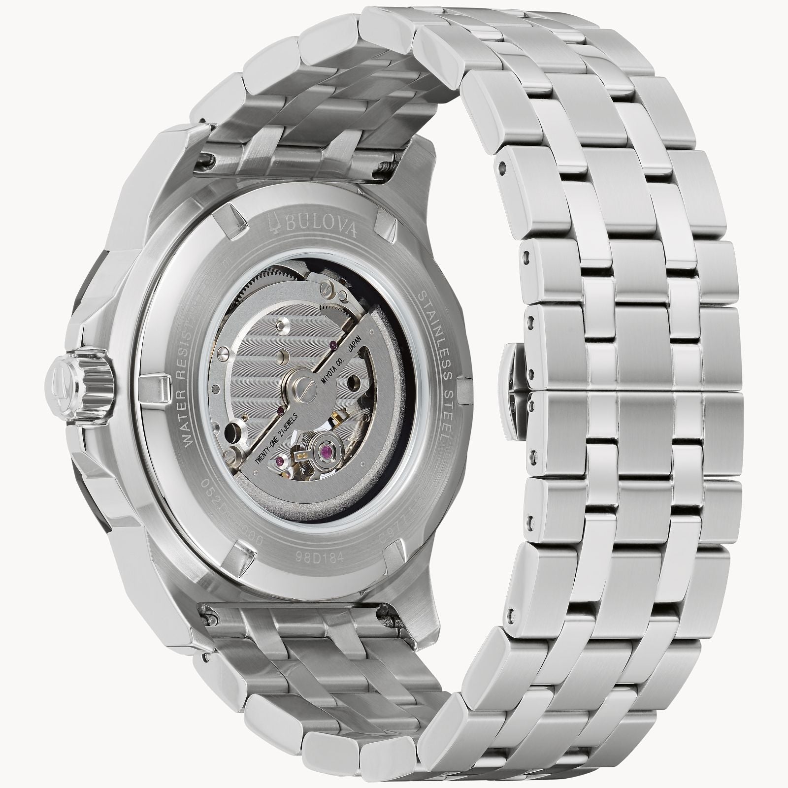 Bulova Marine Star Marc Anthony de hombre pulsera de metal 45 mm – 98D184