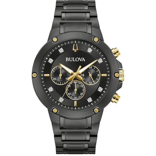 Bulova Diamond de hombre pulsera de metal – 98D190
