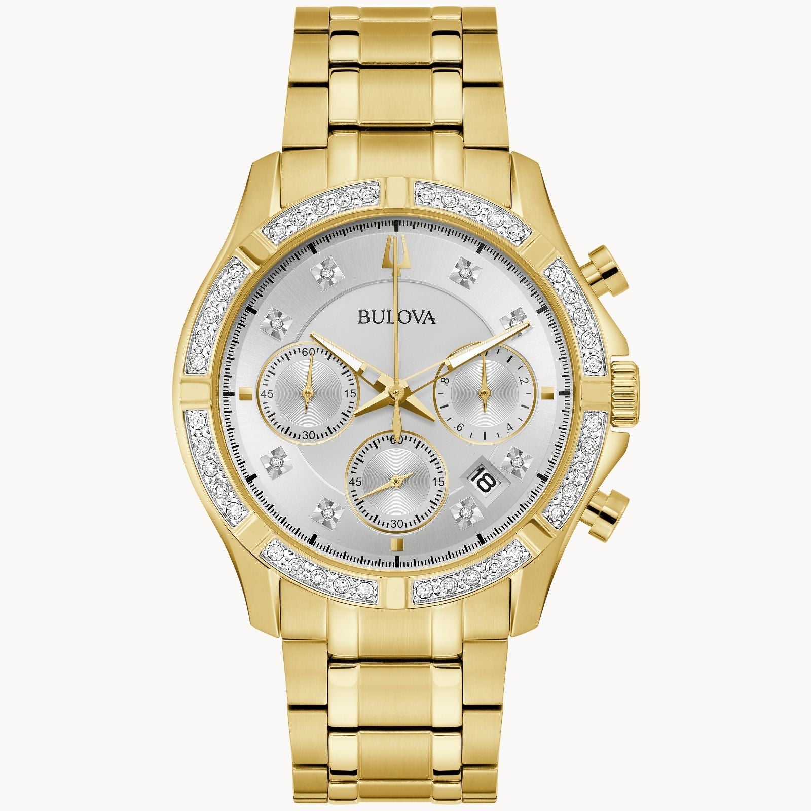 98E113 Reloj Bulova Classic de hombre pulsera de metal