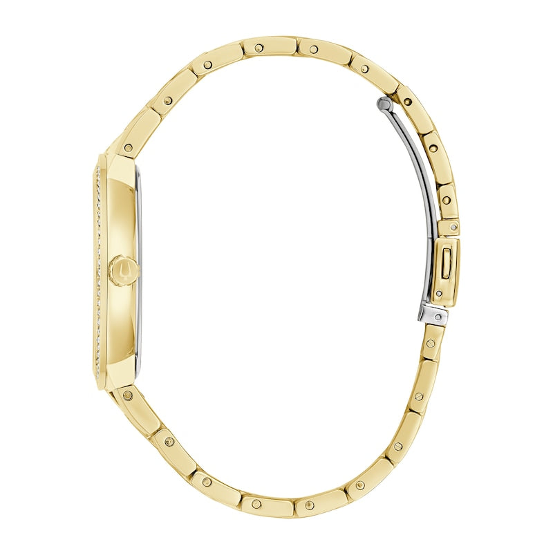 Bulova Crystal de hombre correa de metal – 98K102