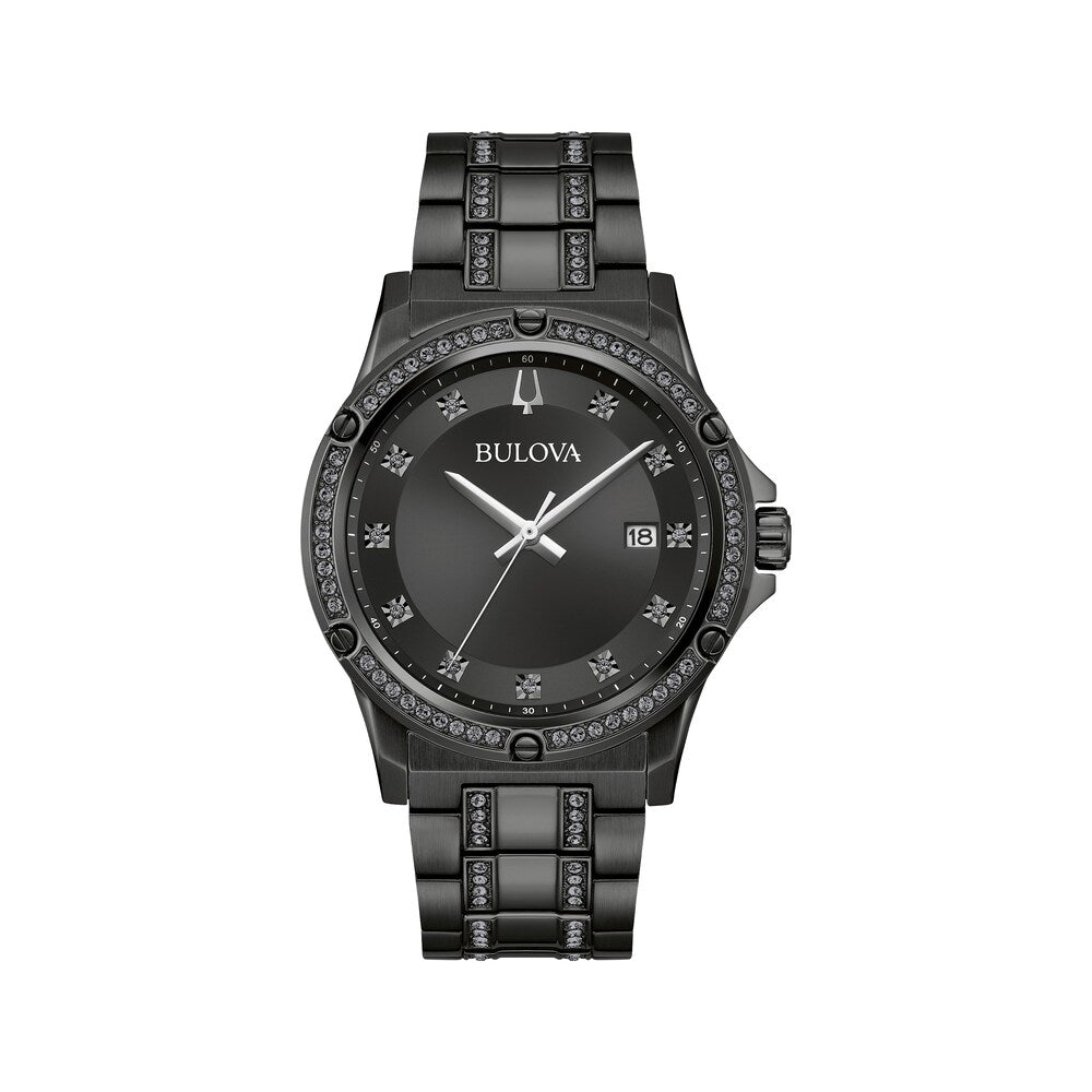 Bulova Crystal de hombre banda de metal – 98K119