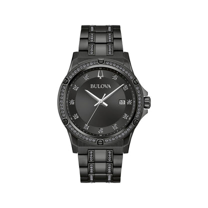 Bulova Crystal de hombre banda de metal – 98K119
