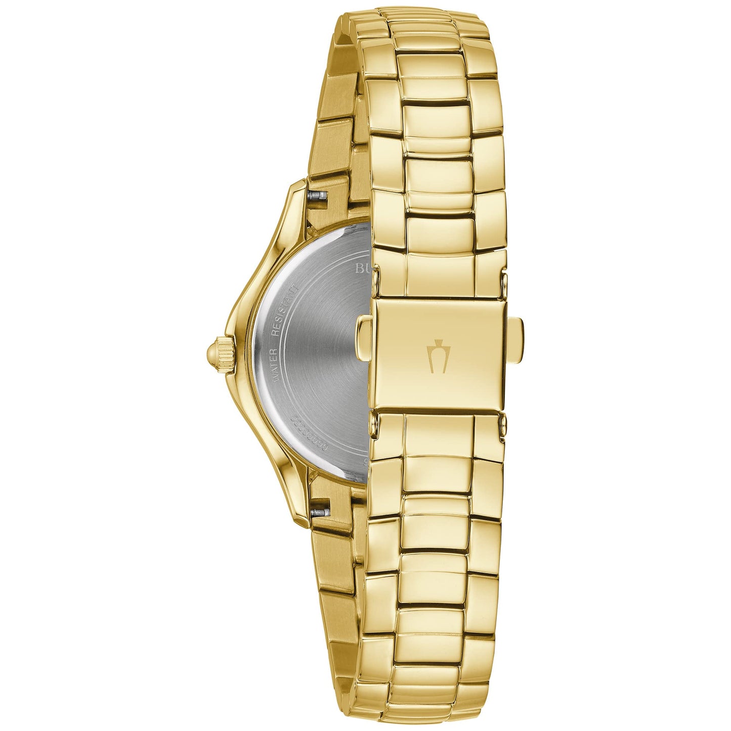Bulova Crystal Accent para Dama banda de metal – 98L256