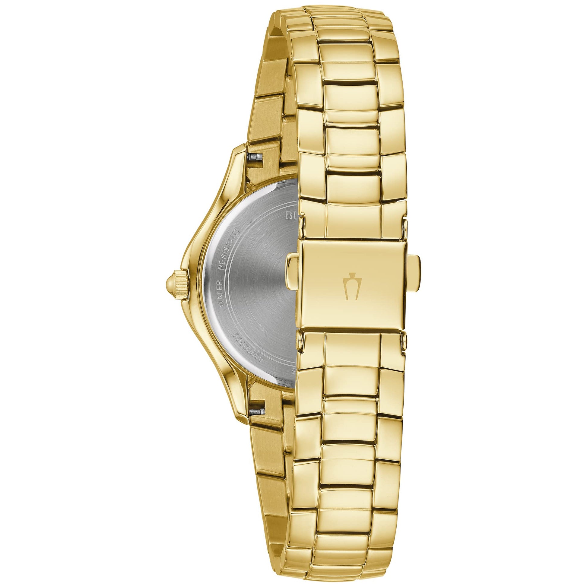 Bulova Crystal Accent para Dama banda de metal – 98L256