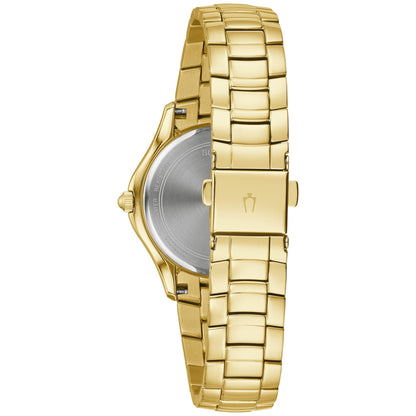 Bulova Crystal Accent para Dama banda de metal – 98L256