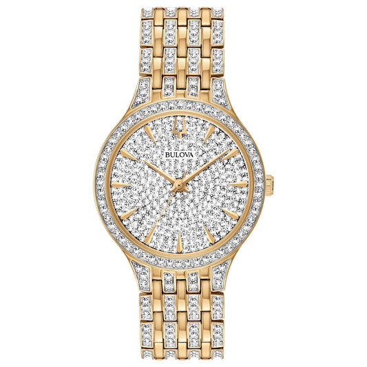 Bulova Phantom Crystal de señorita pulsera de metal – 98L263