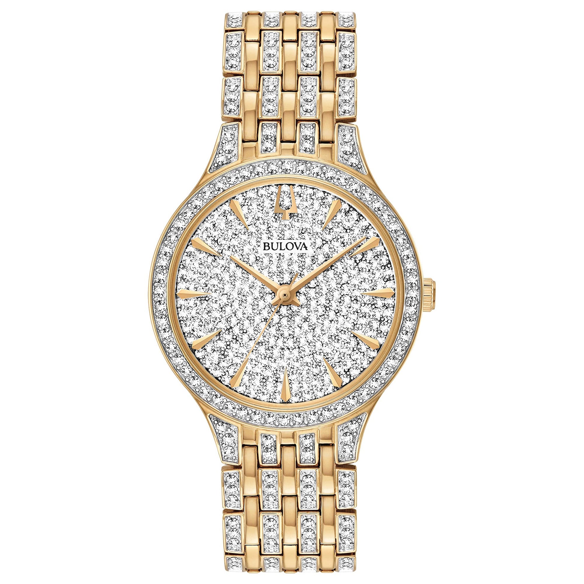Bulova Phantom Crystal de señorita pulsera de metal – 98L263