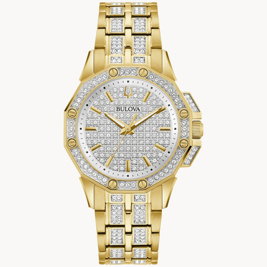 Bulova Octava de dama pulsera de metal 34 mm – 98L302