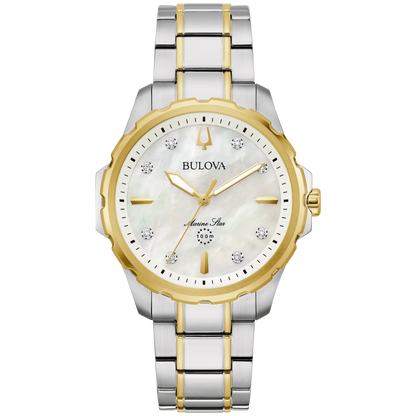 98P227 Reloj Bulova Marine Star de señorita correa de metal