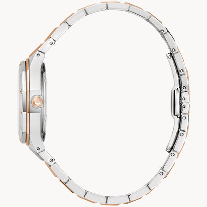 98P235 Reloj Bulova Prestige Diamond de dama correa de metal