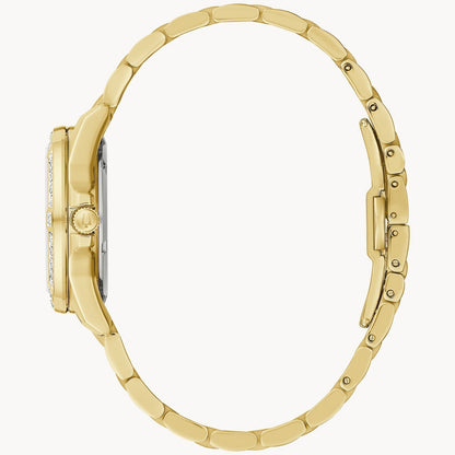 Bulova Marine Star de dama pulsera de metal – 98R294