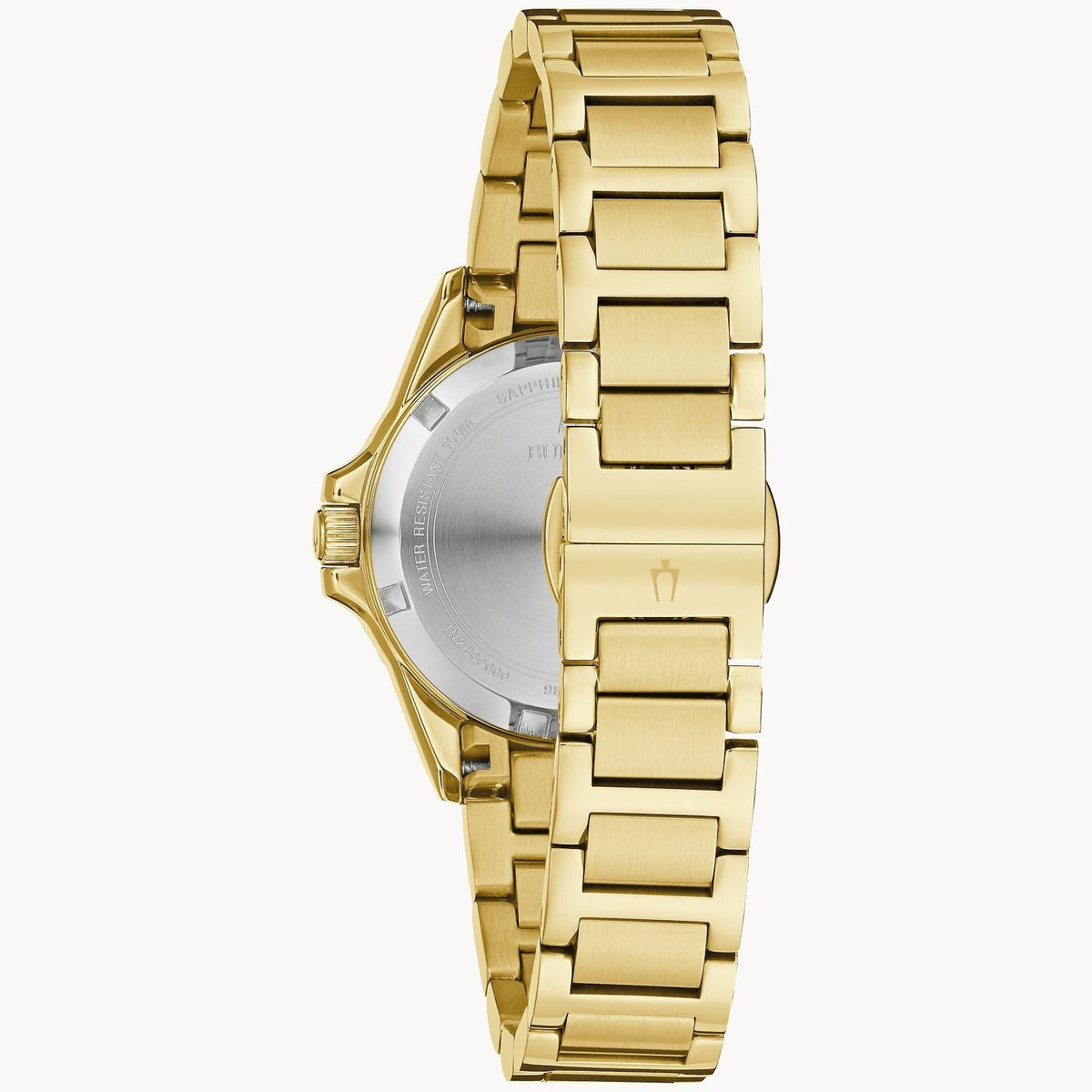 Bulova Marine Star de dama pulsera de metal – 98R294