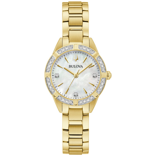 Bulova Sutton de dama pulsera de metal – 98R297
