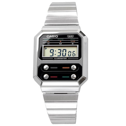 Casio Unisex, Vintage Clásico – A-100WE-1A