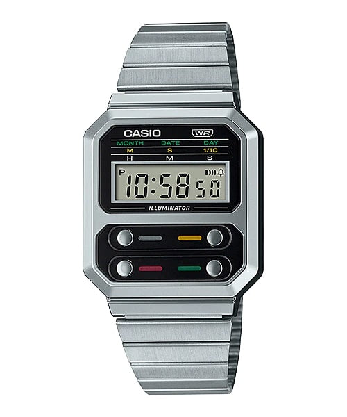 Casio Unisex, Vintage Clásico – A-100WE-1A