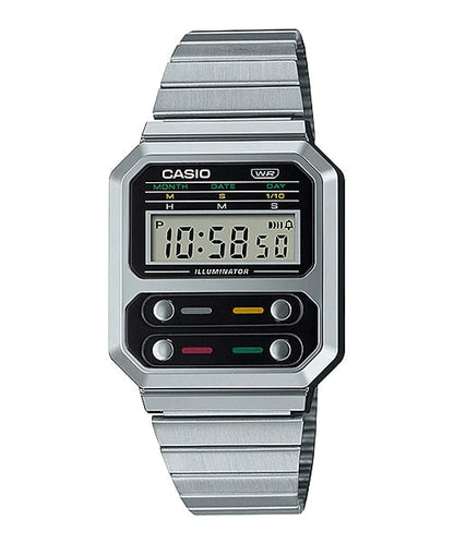Casio Unisex, Vintage Clásico – A-100WE-1A
