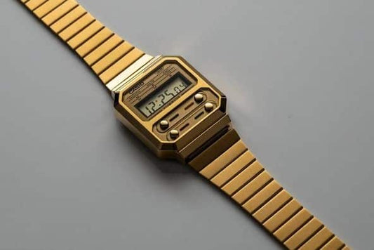 Casio Unisex, Vintage Clásico – A-100WEG-9A