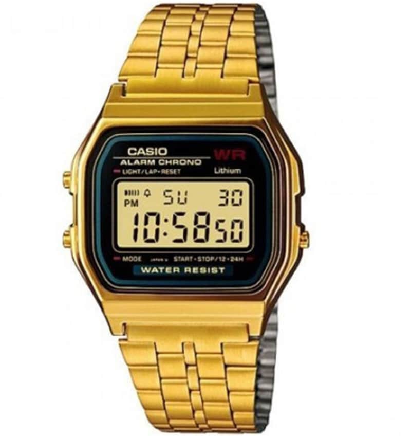 Casio Unisex, Vintage Clásico Cronómetro – A-159WGEA-1