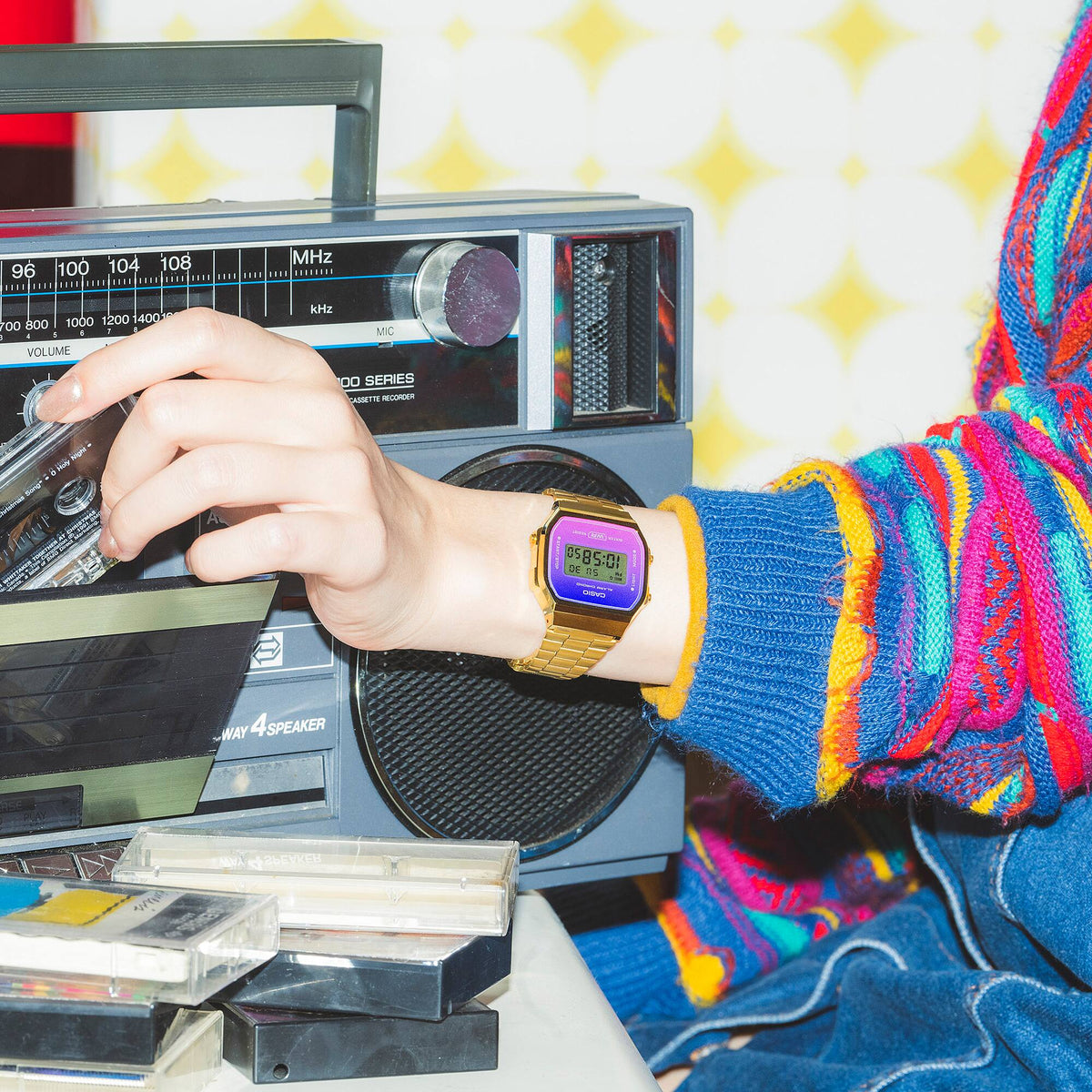 Casio Unisex Vintage Clásico – A-168WERG-2A
