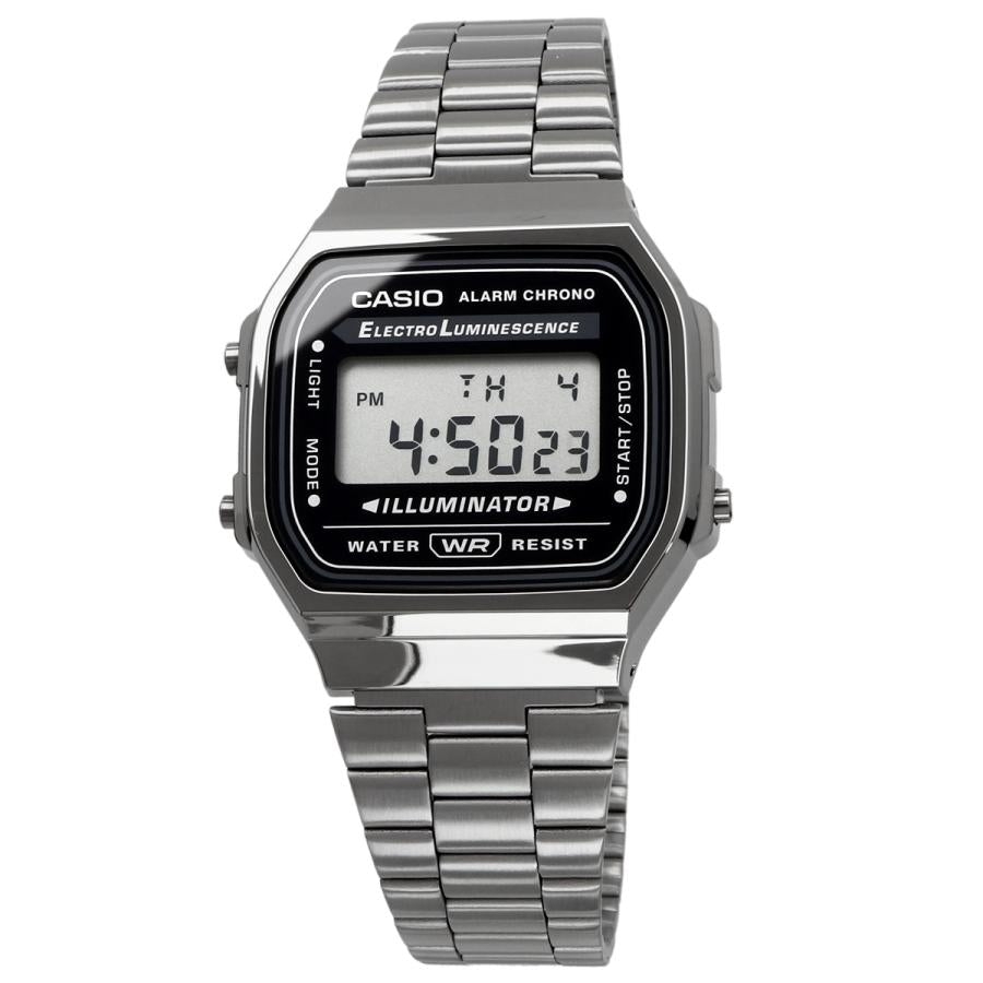 Casio Unisex, Vintage Clásico Illuminator – A-168WGG-1A