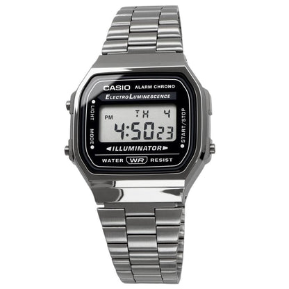 Casio Unisex, Vintage Clásico Illuminator – A-168WGG-1A