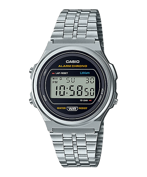 Casio Unisex, Vintage Clásico Cronómetro – A-171WE-1A