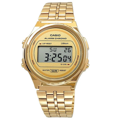 Casio Unisex, Vintage Clásico Cronómetro – A-171WEG-9A