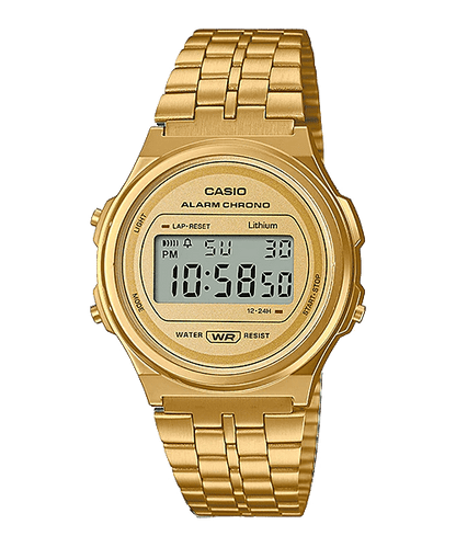 Casio Unisex, Vintage Clásico Cronómetro – A-171WEG-9A