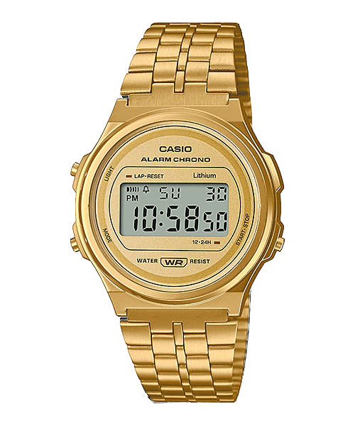 Casio Unisex, Vintage Clásico Cronómetro – A-171WEG-9A