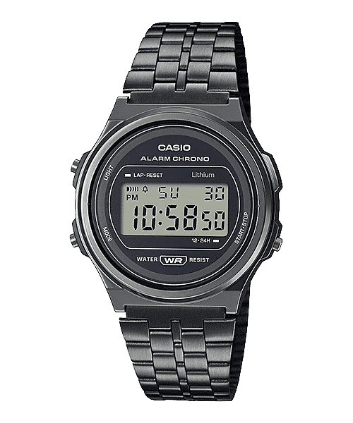 Casio Unisex, Vintage Clásico Cronómetro – A-171WEGG-1A