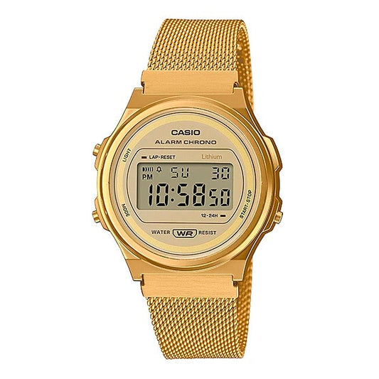 Casio Unisex, Vintage Clásico Cronómetro – A-171WEMG-9A