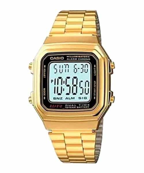 Casio para Hombre, Vintage Clásico Illuminator – A-178WGA-1