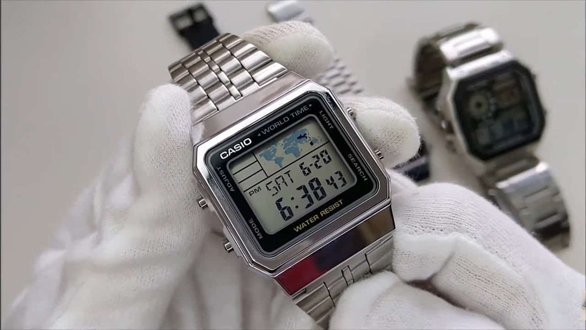 Casio para Hombre, Vintage Clásico Hora Mundial – A-500WA-1