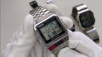 Casio para Hombre, Vintage Clásico Hora Mundial – A-500WA-1