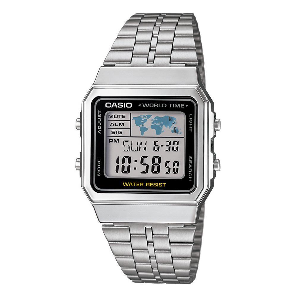 Casio para Hombre, Vintage Clásico Hora Mundial – A-500WA-1