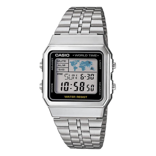 Casio para Hombre, Vintage Clásico Hora Mundial – A-500WA-1