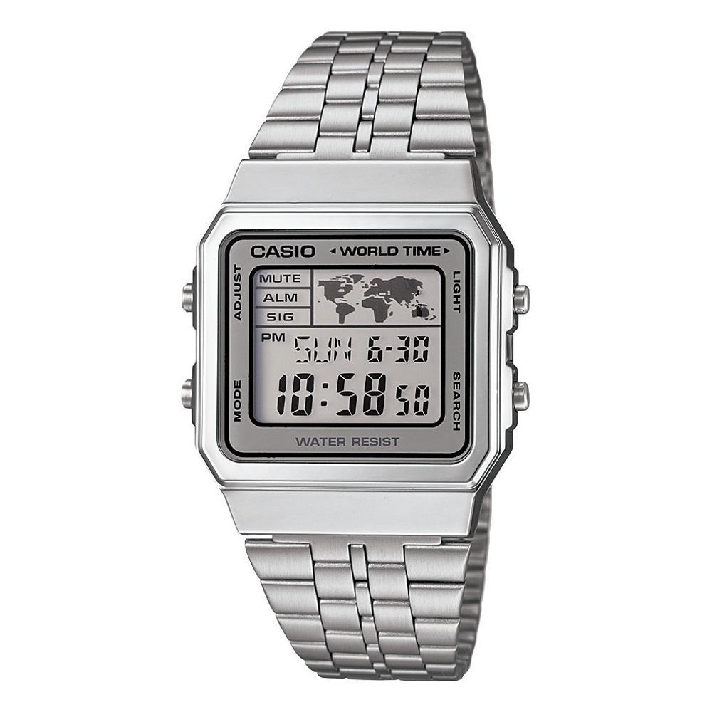 Casio para Caballero, Vintage Clásico Hora Mundial – A-500WA-7