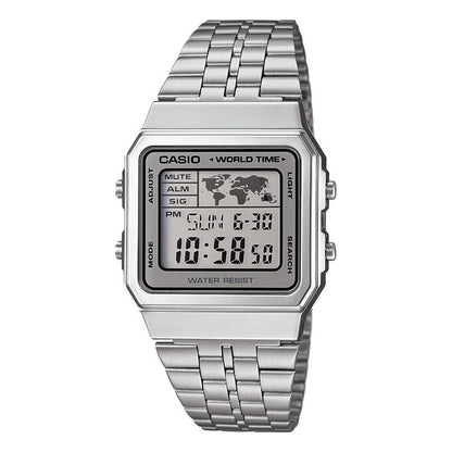 Casio para Caballero, Vintage Clásico Hora Mundial – A-500WA-7