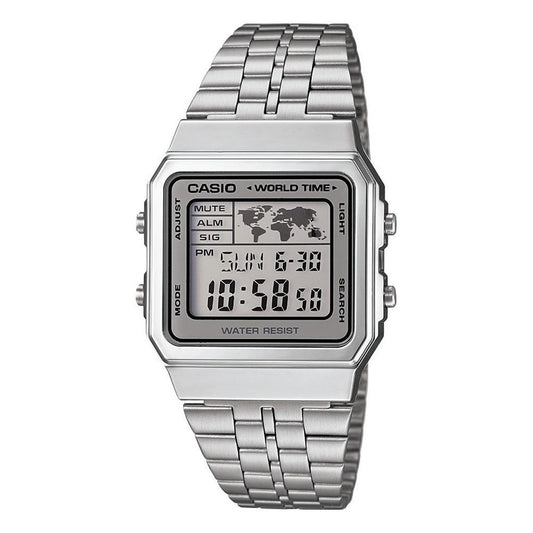 Casio para Caballero, Vintage Clásico Hora Mundial – A-500WA-7