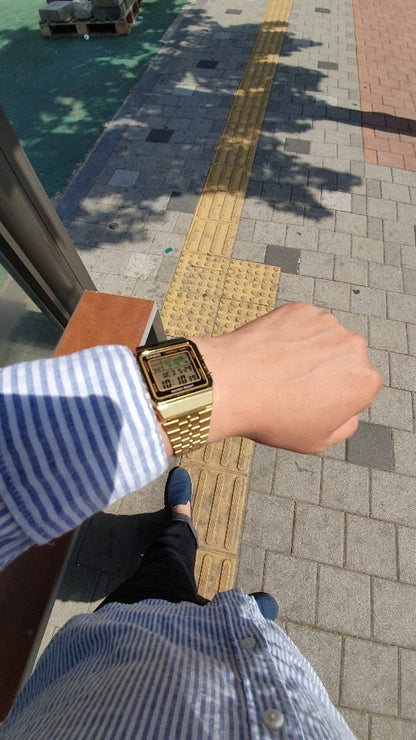 Casio para Hombre, Vintage Clásico Hora Mundial – A-500WGA-1