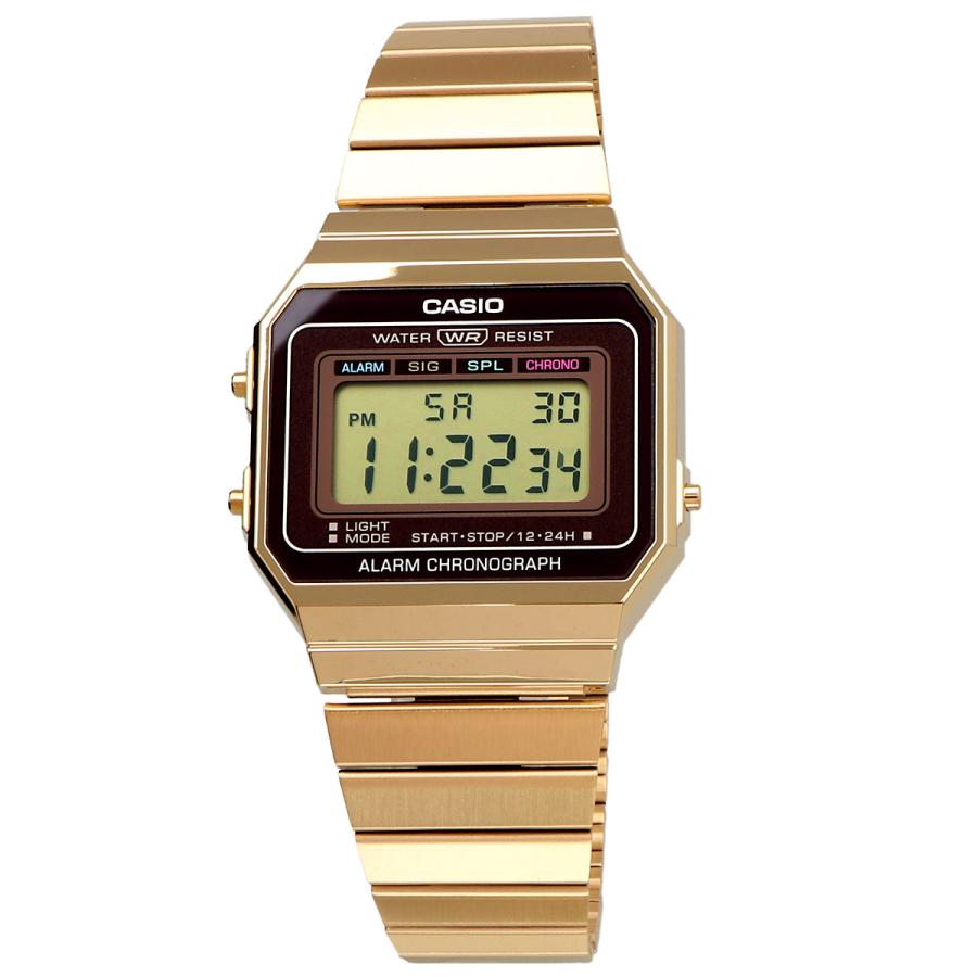 Casio Unisex, Vintage Clásico Cronógrafo – A-700WG-9A