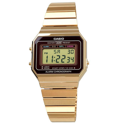 Casio Unisex, Vintage Clásico Cronógrafo – A-700WG-9A