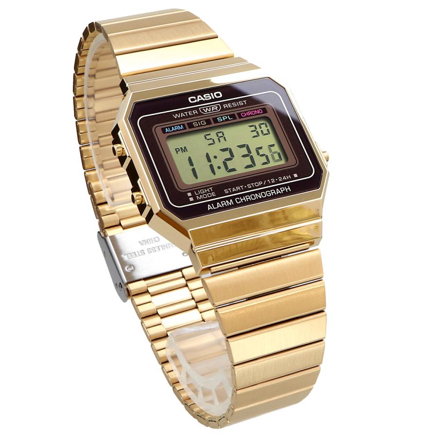 Casio Unisex, Vintage Clásico Cronógrafo – A-700WG-9A