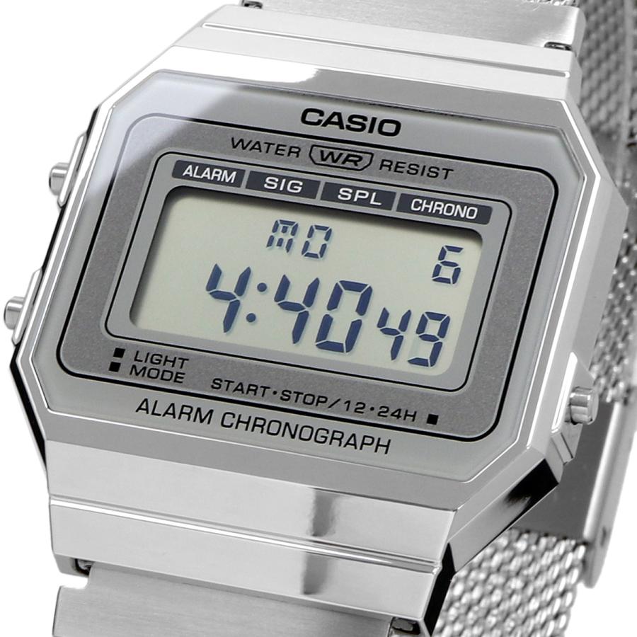 Casio Unisex, Vintage Clásico Cronógrafo – A-700WM-7A